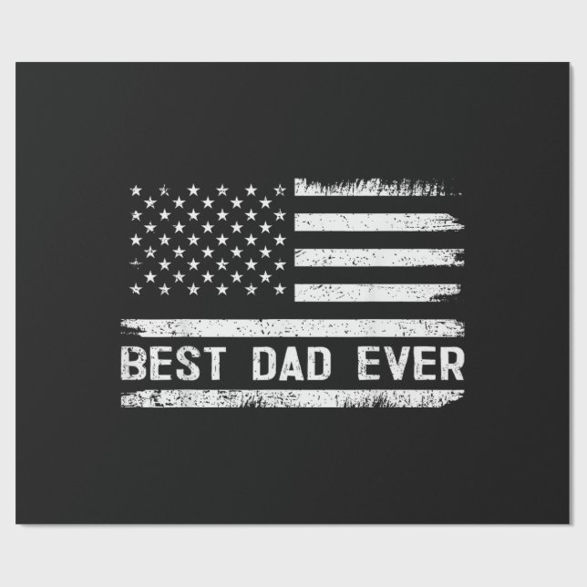 Papel De Presente Melhor Pai de Todos os Tempos com Presentes da Ban (Aberto)