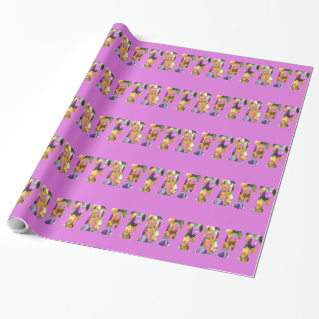 Papel De Presente Melhores amigos para sempre (versão roxa) (Desenrolado)