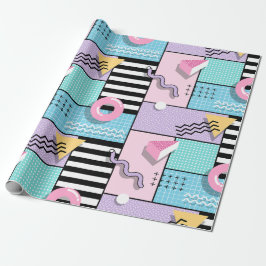 Papel De Presente Memphis Party