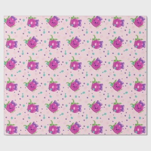 Papel De Presente Menina Bebê Polvo Kawaii