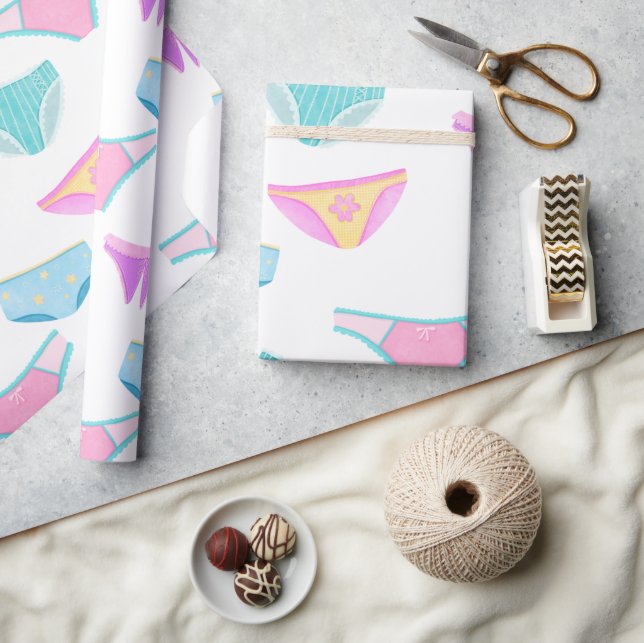 Papel De Presente Menina Bonita De Calça (Artesanato)