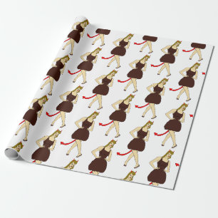 Papel De Presente menina diabólica
