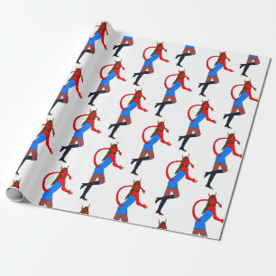 Papel De Presente menina diabólica
