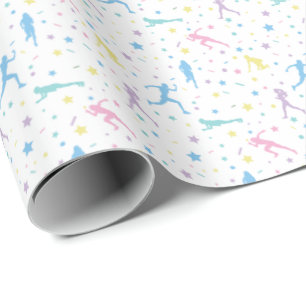 Papel De Presente Meninas de corrida cross-country, atletismo, marat