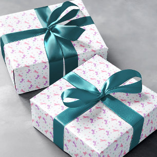 Papel De Presente Meninas do Unicórnio Mágico Aniversário