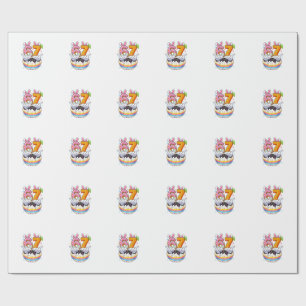 Papel De Presente Meninas Meninos Ovos de Páscoa Coelho Engraçado Se