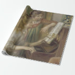Papel De Presente Meninas no Piano por Renoir<br><div class="desc">Renoir - uma celebração dos Mestrados da Arte</div>