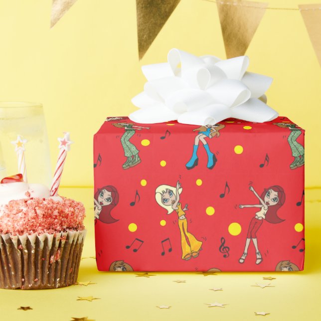 Papel De Presente Meninas só querem dançar (Festa de aniversário)