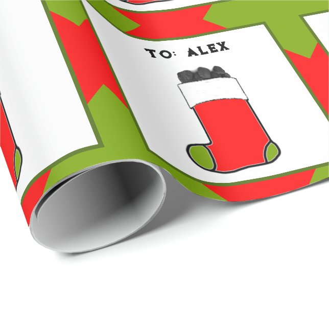 Papel De Presente Menino Malvado Natal (Ponta do rolo)