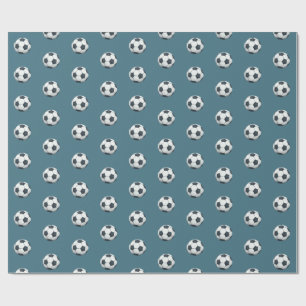 Papel De Presente Meninos, Crianças Esportivas Azuis E Bonitas