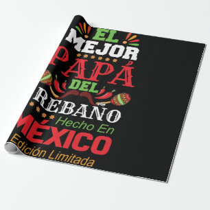 Papel De Presente Mens El Mejor Papa del Rebanio Camisa Hombre