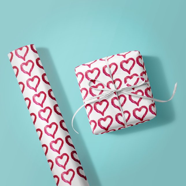 Papel De Presente Mensagem - um coração desenhado imperfeitamente (Criador carregado)