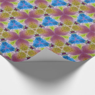 Papel De Presente Meriwear Floral Haze Chic Romântico