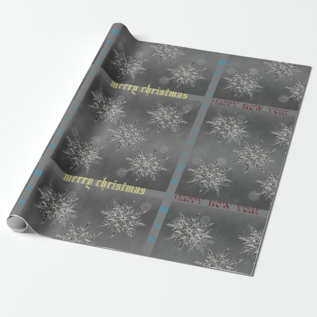 Papel De Presente merry christmas (Desenrolado)