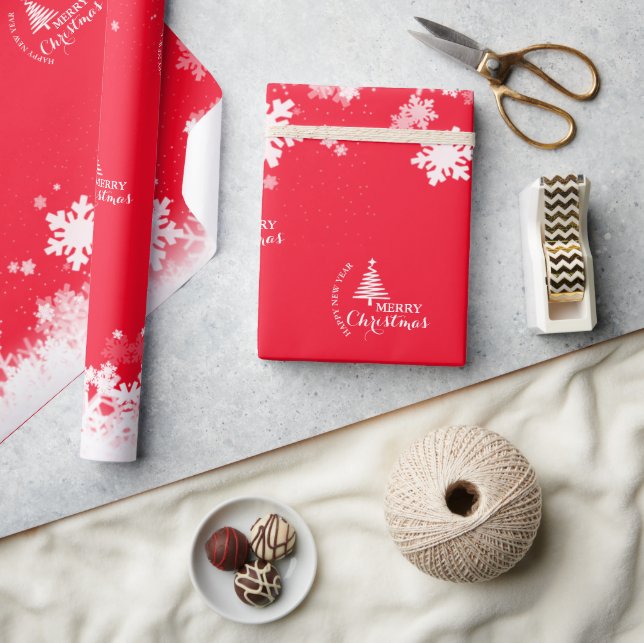 PAPEL DE PRESENTE MERRY CHRISTMAS (Artesanato)