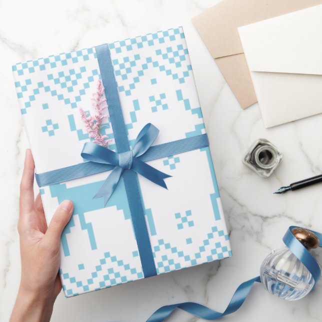 Papel De Presente Merry Christmas pattern 1 (Presentear)