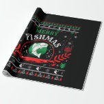 Papel De Presente Merry Fishmas Ugly Christmas Sweater Fishing (1).p<br><div class="desc">Are you looking for a cute and funny Christmas costume design to get in the holiday spirit? Look no further. Great for dirty Santa parties,  white elephant,  Christmas parties,  office parties,  school,  work,  and holiday family gatherings. Grab yours today!</div>