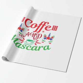 Papel De Presente Merry Xmas Cafeine E Mascara