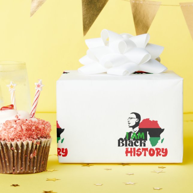 PAPEL DE PRESENTE MÊS DA HISTÓRIA NEGRA (Festa de aniversário)