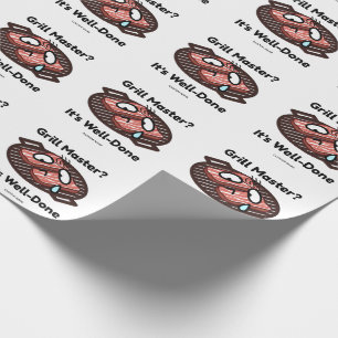 Papel De Presente Mestre da Grelha Bem Feito Presente Divertido de C