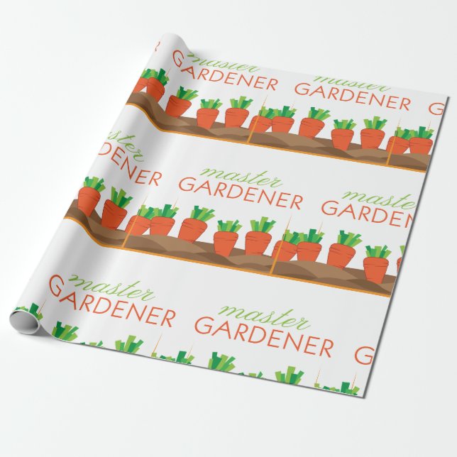 Papel De Presente Mestre Gardener (Desenrolado)