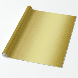 Papel De Presente Metálico Dourado moderno