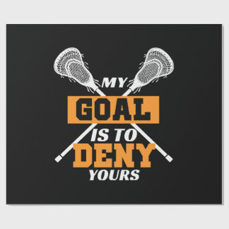 Papel De Presente Meu Objetivo É Negar Seu Lacrosse