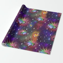 Papel De Presente Meu Padrão de Disco Glamoroso Funky