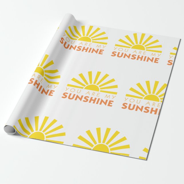 Papel De Presente Meu Sol (Desenrolado)