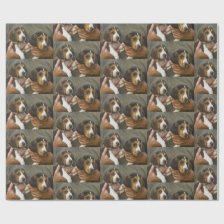 Papel De Presente Meus Amigos Beagle