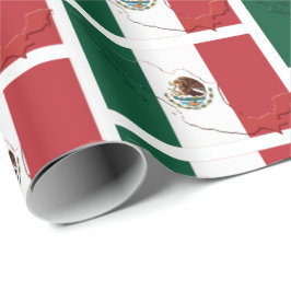 Papel De Presente MÉXICO | Bandera do México | BANDEIRA MEXICANA