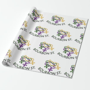Papel De Presente Miçangas Bourbon
