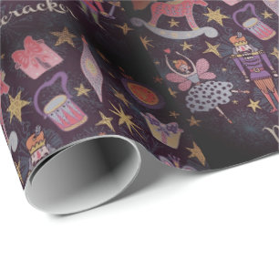 Papel De Presente Mice e Sugarplum Fairies