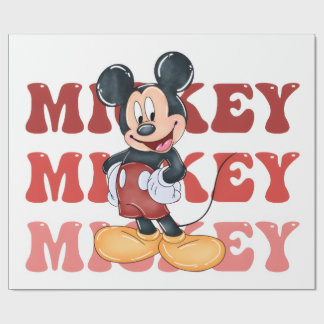 Papel De Presente Mickey Mouse