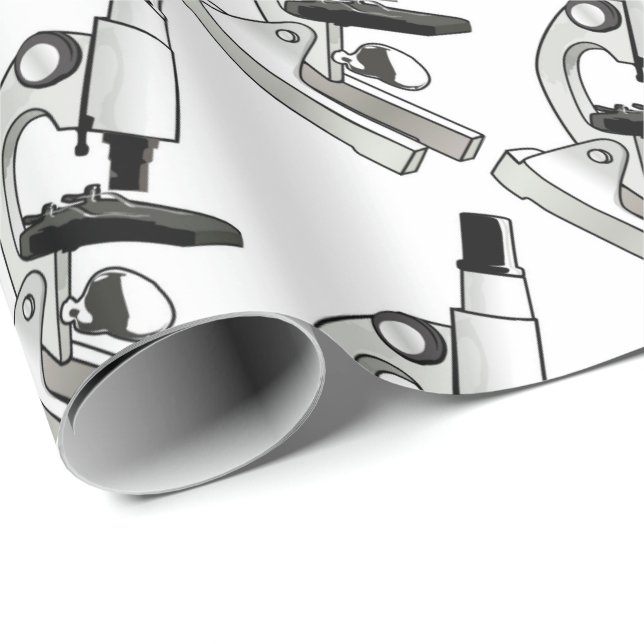 Papel De Presente Microscópio (Ponta do rolo)