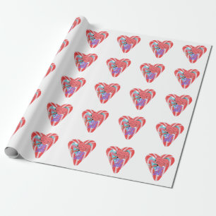Papel De Presente Mikitiez pink coração selflove june gemini