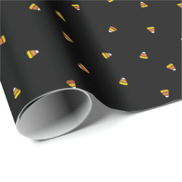 Papel De Presente Milho doce preto laranja e divertido bonitinho