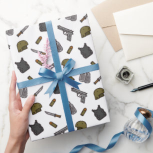 Papel De Presente Militar