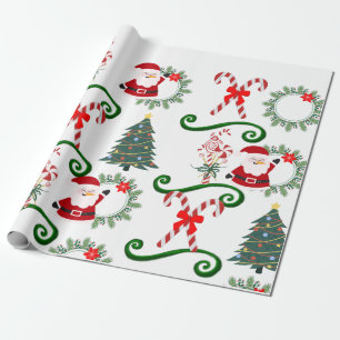 Papel De Presente Minha diversão de Papais noeis
