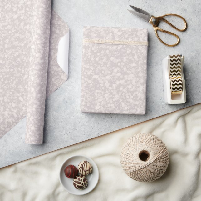 Papel De Presente Mínima Elegante Neutra Taupe Ivory Abstrato (Artesanato)