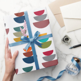 Papel De Presente Minimalismo moderno do brilho do século médio
