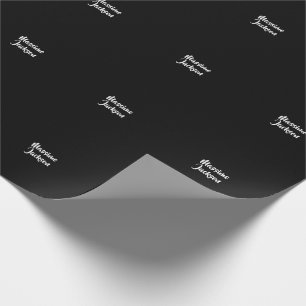 Papel De Presente Minimalista Profissional Adicionar Nome Personaliz