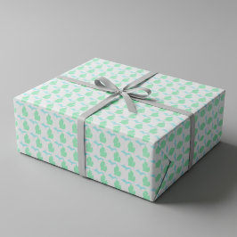 Papel De Presente Mint & Sky Blue Michigan State Wrappaper