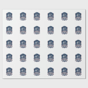 Papel De Presente Missão Noturna Patriótica Lobo Patriota Insp Milit