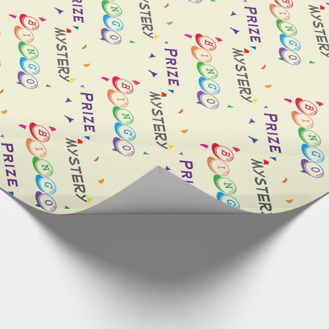 Papel De Presente Mistério BINGO Prêmio Confetti Gift Wrap (Ponta)