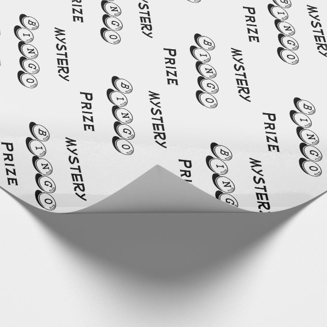 Papel De Presente Mistério BINGO Prêmio Wraping Paper (Ponta)