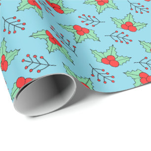 Papel De Presente Mistletoe