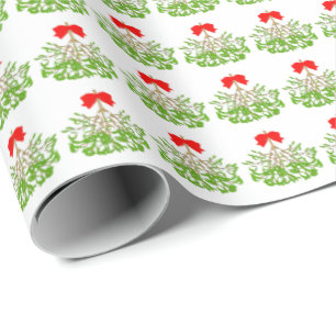 Papel De Presente Mistletoe