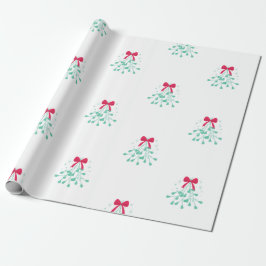 Papel De Presente Mistletoe Christmas