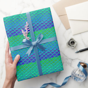 Papel De Presente Mistura italiana de azul